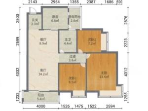 碧水岸 3室2厅 95.7㎡ 精装珠海斗门区井岸镇二手房图片