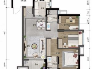 佛山万科金域世家新房楼盘户型图