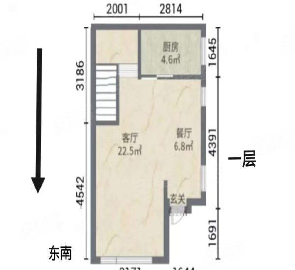 雅居乐凯珀湾畔小区3室2厅2卫户型图9