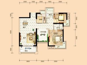 佛山依岸康堤新房楼盘户型图