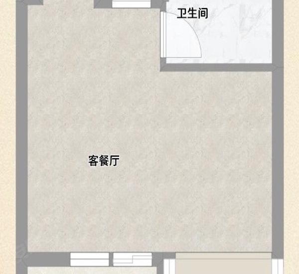 逢源公寓小区1室1厅2卫户型图4