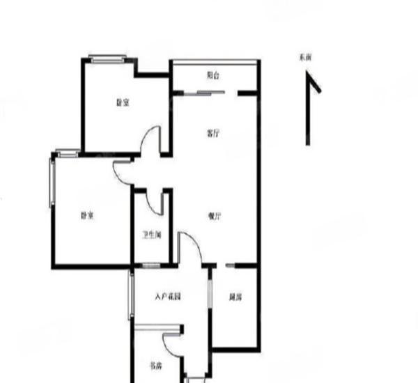 南湾国际小区3室2厅1卫户型图8