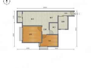 华发峰尚 2室2厅 59.33㎡ 毛坯珠海斗门区白蕉镇二手房图片