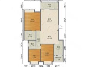 锦绣荣城 3室2厅 120㎡ 精装珠海斗门区井岸镇二手房图片