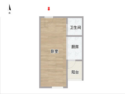 金丽豪苑小区1室0厅1卫户型图5