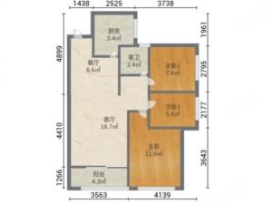 中邦御珑湾 3室2厅 85.5㎡ 精装珠海斗门区白蕉镇二手房图片