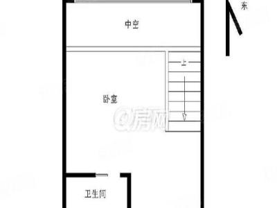 华发世纪城三期小区1室1厅1卫户型图3