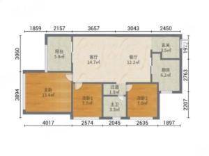 中邦御珑湾 3室2厅 86.47㎡ 精装珠海斗门区白蕉镇二手房图片