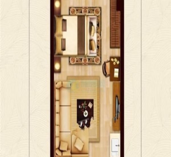 银领时代园小区1室1厅1卫户型图2