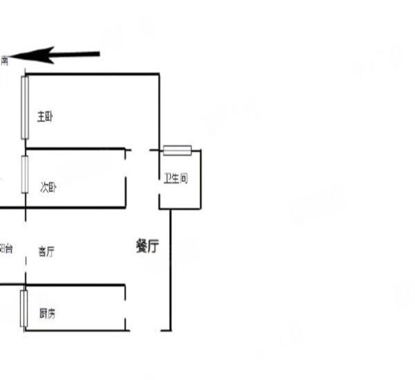 蓝湾半岛小区2室2厅1卫户型图18