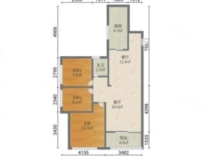 中邦御珑湾 3室2厅 85.48㎡ 精装珠海斗门区白蕉镇二手房图片
