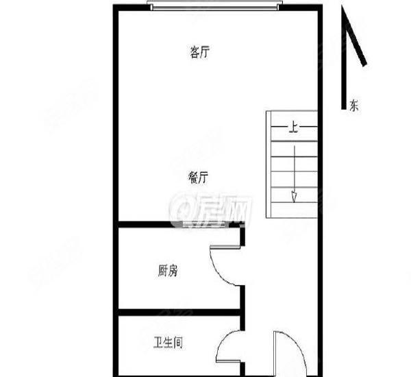 华发世纪城三期小区1室2厅2卫户型图11