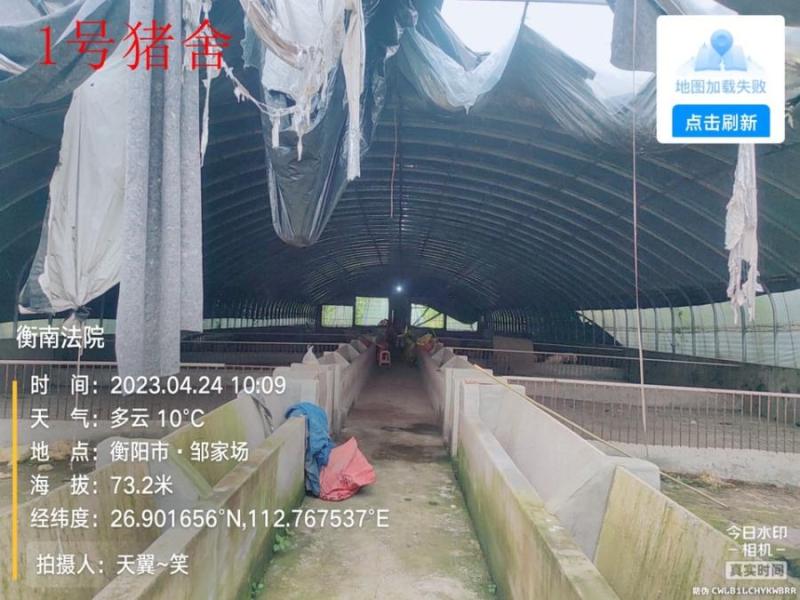 衡南县泉溪镇大基村砖头组与泉溪村三园村知明组交界处养猪场上贰座猪舍及其配套饲料房法拍房图片1