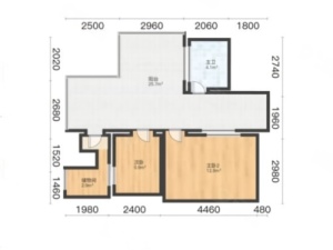 蓝天金地花园 3室2厅 63.6㎡ 精装_中山黄圃镇黄圃镇二手房图片