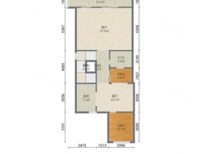 君华新城六区 4室2厅 89㎡ 毛坯_中山火炬开发区华佗山公园二手房图片