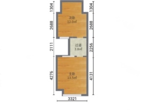 华炬珑玥公馆 2室1厅 41.39㎡ 精装中山石岐街道实验小学二手房图片