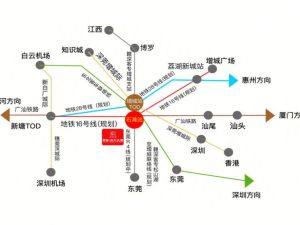 广州景业壹方天地新房楼盘交通图3